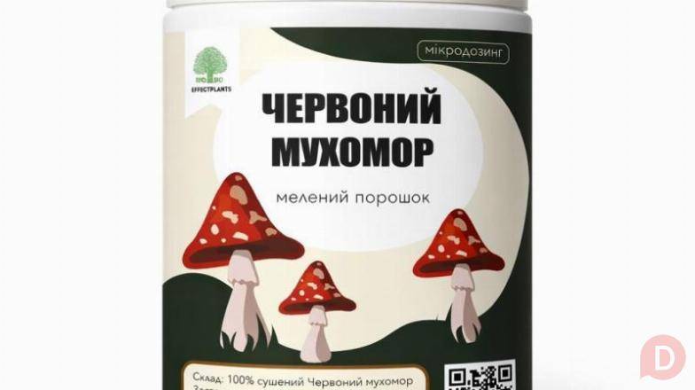Красный мухомор молотый 250 г — микродозинг, порошок для заваривания Житомир - изображение 1