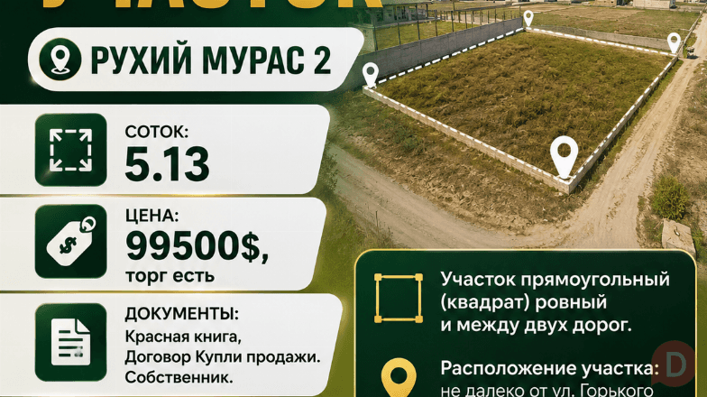 Продаётся земельный участок Рухий Мурас2 Bishkek - изображение 1