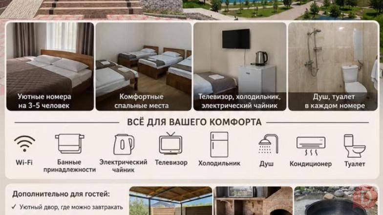 Гостевой дом «Феникс» - уютный отдых на Иссык-Куле (Чолпон-Ата) Каракол - изображение 1
