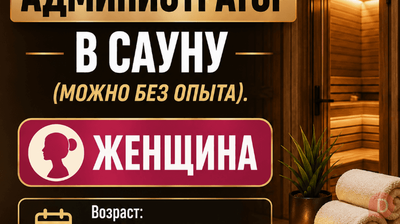 Требуется администратор в сауну Бишкек - изображение 1