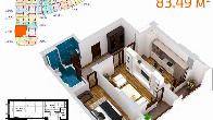 Продается 2-ком.квартира , ПСО, 83.5м2 ЖК Турпан Тауэр,