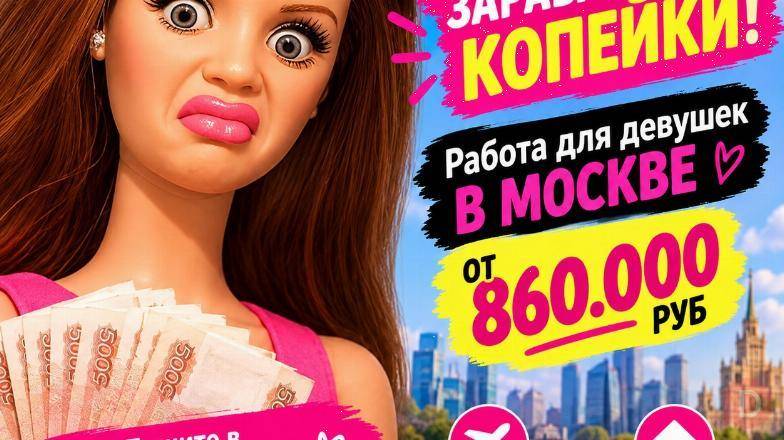 Реальная работа для девушек в Москве с оплатой от 860 000 руб Moscow - изображение 1