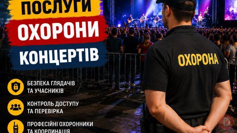 Охорона концертів та заходів Кривий Ріг Камрат Кривой Рог - изображение 1